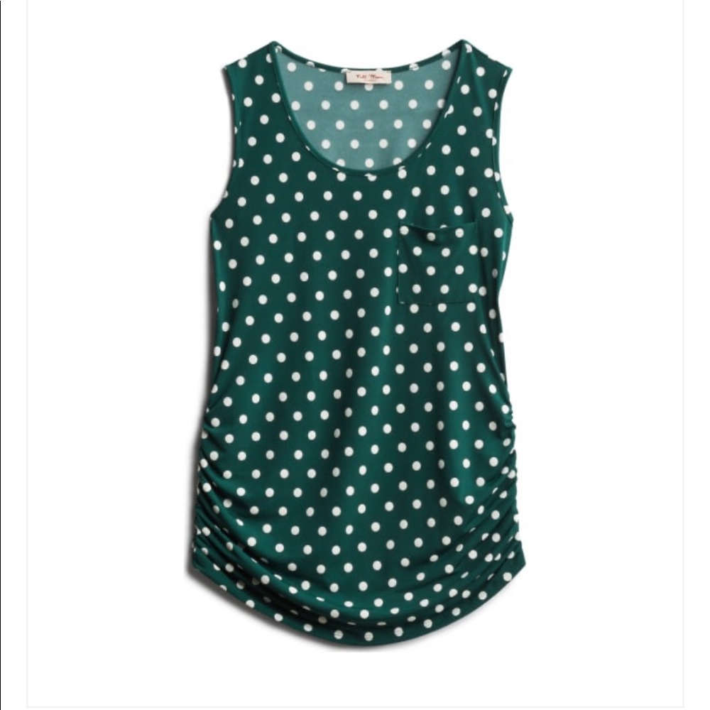 Full Moon Nuela Maternity One Pocket Knit Tank